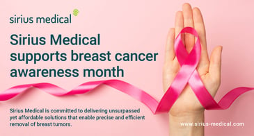 Sirius Medical supports Breast Cancer Awareness Month